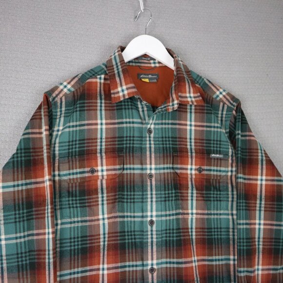 Eddie Bauer Flannel Classic Fit Mens Medium - Picture 5 of 6